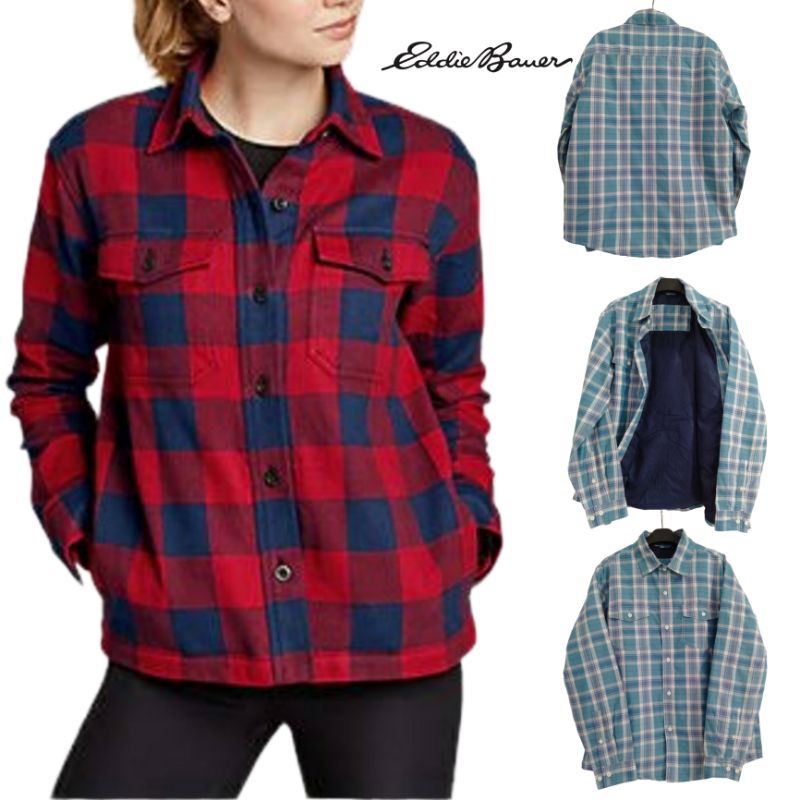 Kemeja jaket Eddie Bauer Unisek Dewasa (Size L)