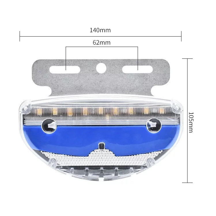 Lampu Bak Truk Kristal 24V Sein Running / LED Bak Truck 24 Volt