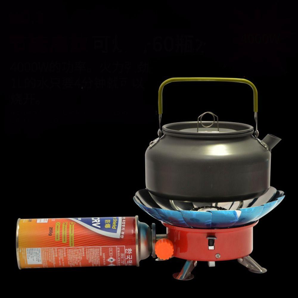 [Elegan] Kompor Butane Portable Windproof Cooking Untuk BBQ/Memancing Aksesoris Camping Outdoor Kompor Gas