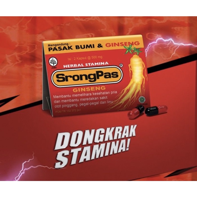 Strongpas strip 2 kapsul ( meningkatkan stamina pria )