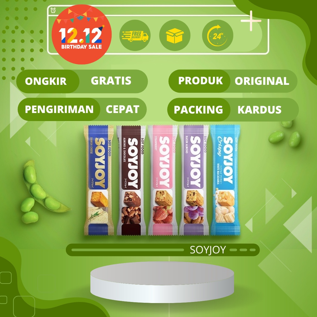 

SOYJOY Snack Bar Kedelai All Varian Cashew