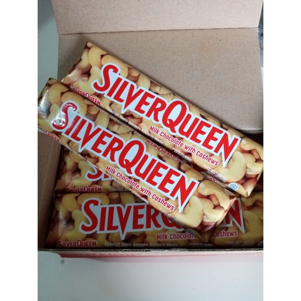 

SILVER QUEEN BOX CASHEWS 58 GRAM ISI 10PCS BESAR/MAKANAN RINGAN/CEMILAN COKLAT