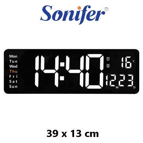 Sonifer Jam Dinding Timer Digital/Jam Countdown/Jam Stopwatch 6626