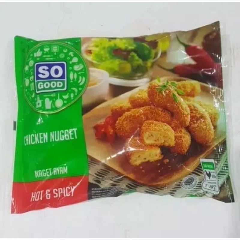 

SO GOOD chicken nugget hot & spicy 400gr