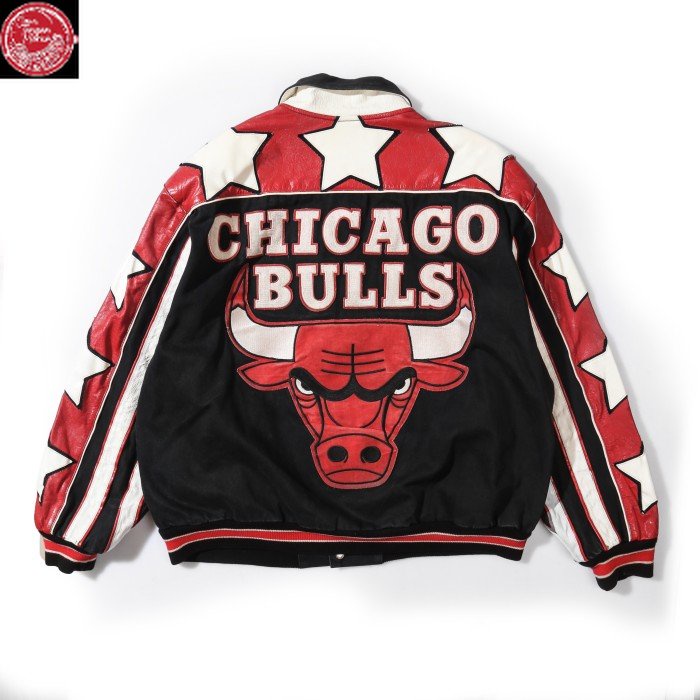 Jacket Vintage Chicago Bulls Bintang Limited By jeff Hamilton