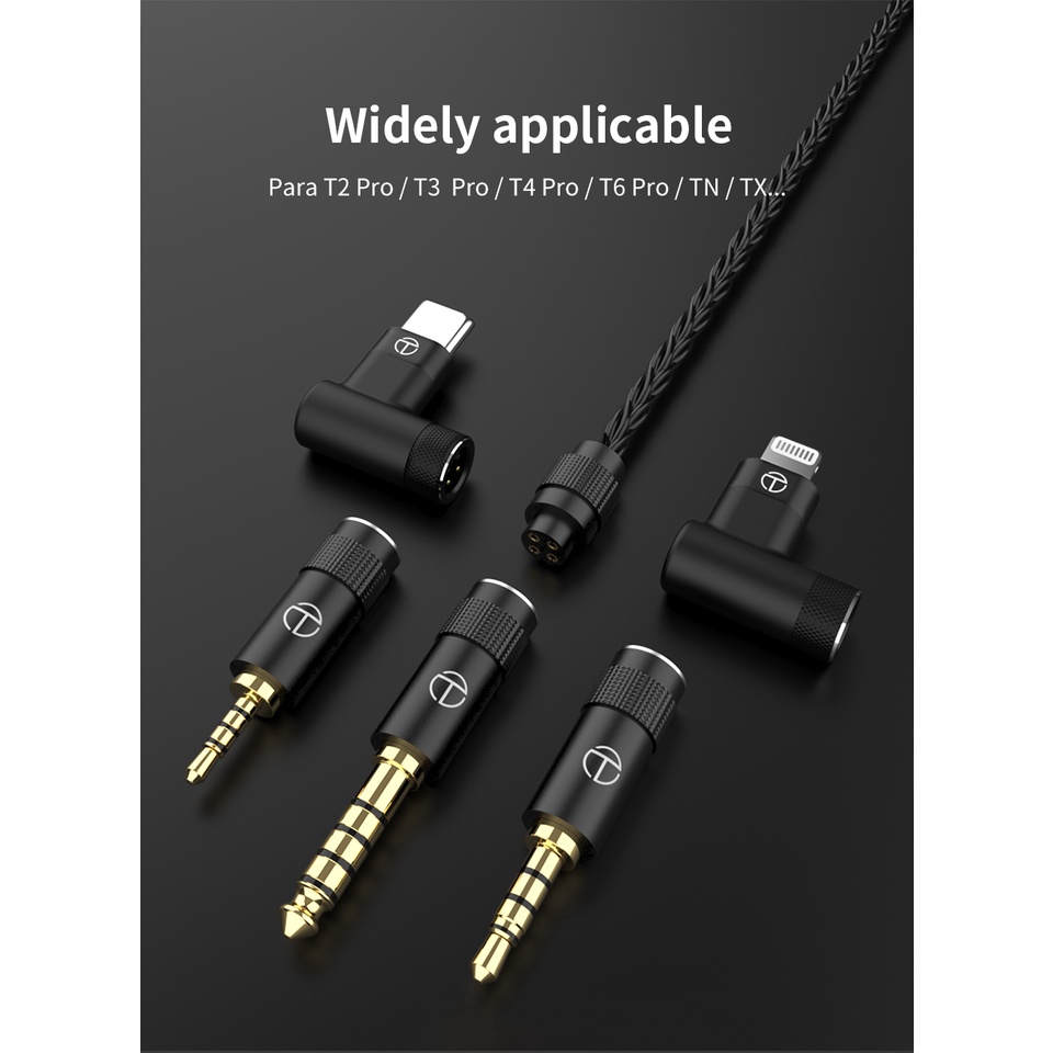 Tn TX T2 PRO Kabel Jack Earphone 2.5 / 3.5 / 4.4mm