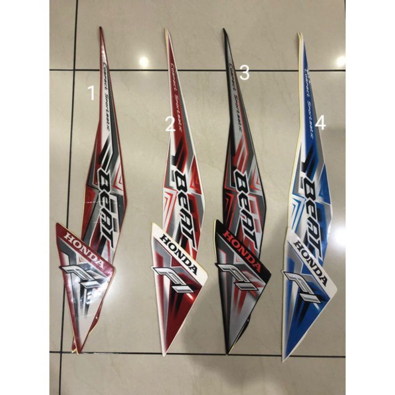 1 set Stiker les body les sayap motor lis motor beat fi esp 2015 honda stripping motor honda beat fi
