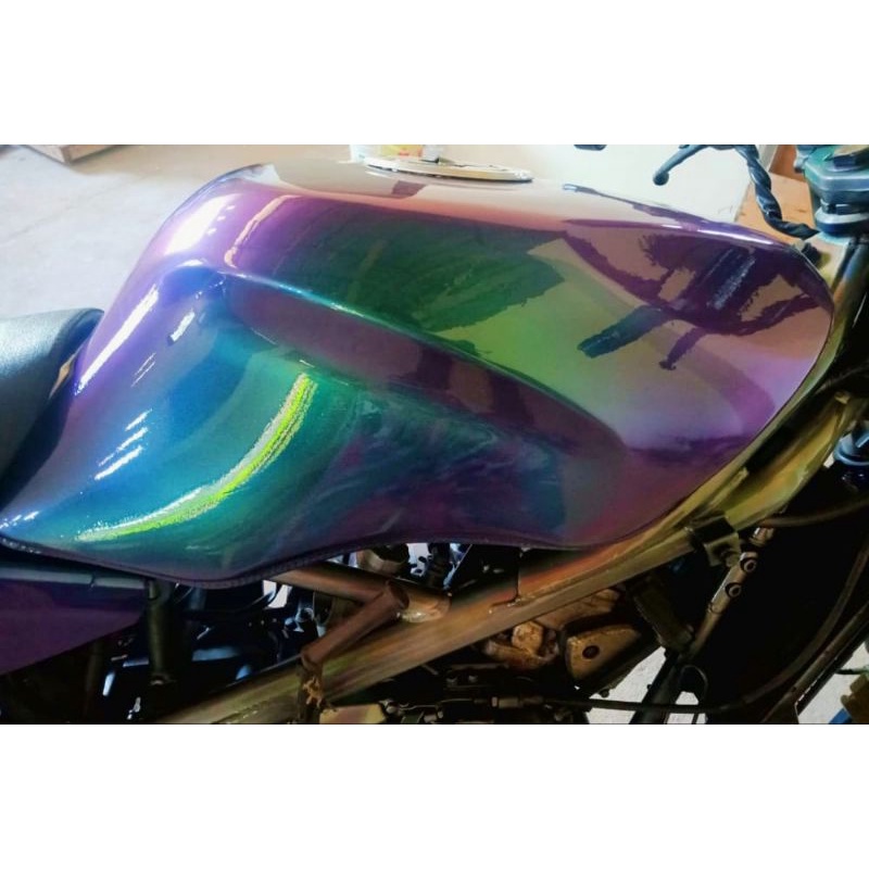 cat bunglon 3 warna 100 ml merah biru hijau bergaransi