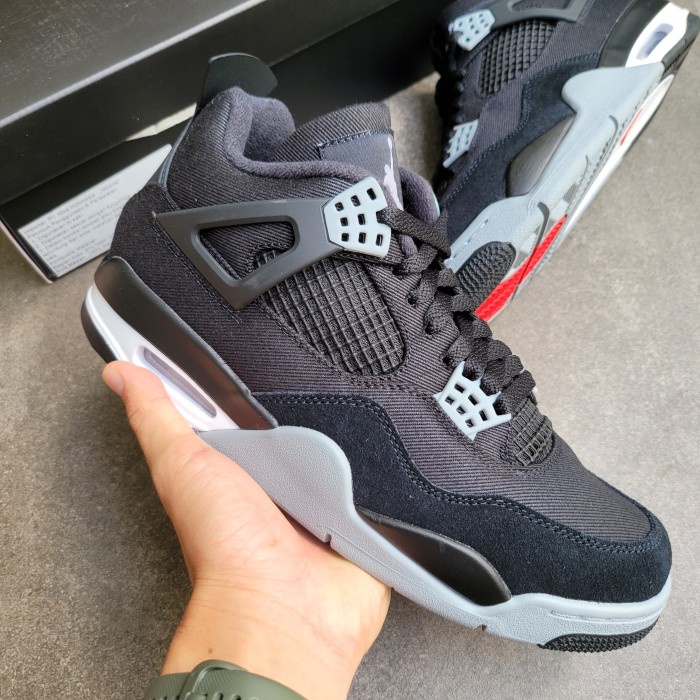 Air Jordan 4 Retro Se Black Canvas Royalty