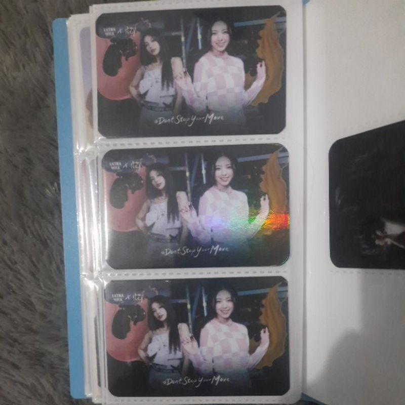 Photocard Ultramilk x itzy Yuna and Yeji