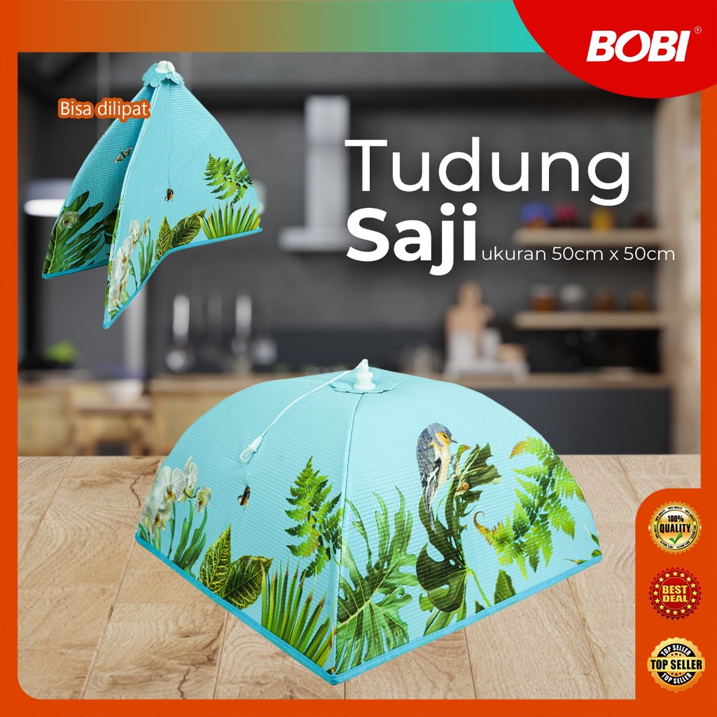 Tudung Saji Lipat Alumunium Foil Bervariasi Motif - LARGE Ukuran 50cm