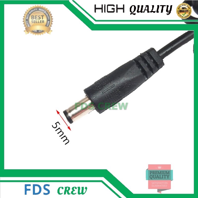 Kabel USB DC Step Up 5V To 12V POWERBANK Router Modem Wifi Jack 5.5 mm