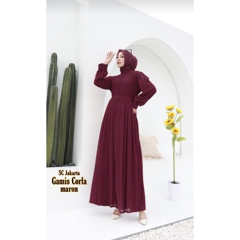 GAMIS CORLA // GAMIS TERBARU // GAMIS BEST SELLER // GAMIS MURAH // GAMIS VIRAL // GAMIS ELEGANT // GAMIS KONDANGAN