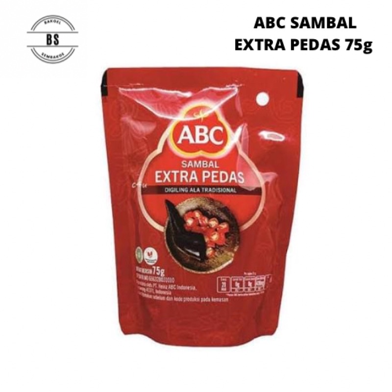 Jual Abc Sambal Extra Pedas 75g Shopee Indonesia