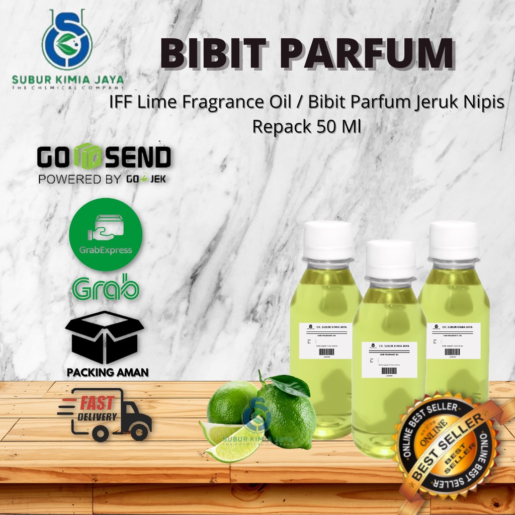 

Bibit Parfum Jeruk Nipis / Lime Fragrance Oil IFF 50 Ml Premium