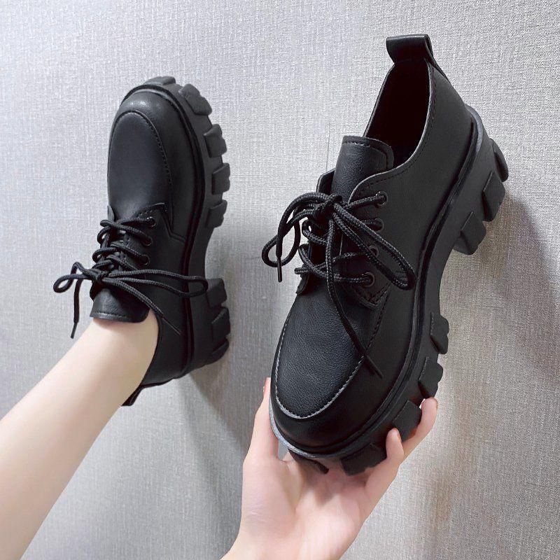 22004 Sepatu Docmart hitam wanita import sepatu oxford murah