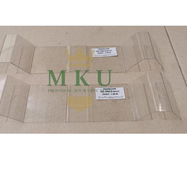 Atap uPVC Exeltech Transclear (Bening Transparan)