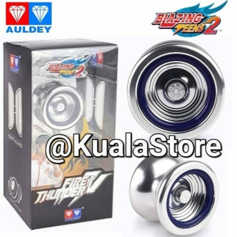 YOYO AULDEY ORIGINAL BLAZING TEENS FIRE THUNDER V METAL CHAMPION HQ KUALA STORE
