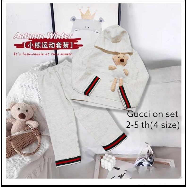 setelan boneka Gucci import