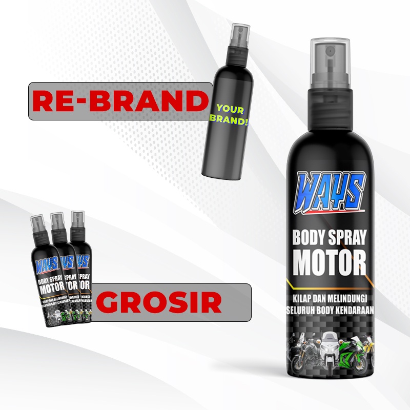 [A002 GROSIR] Body Spray Pengkilap Motor Mobil Kendaraan