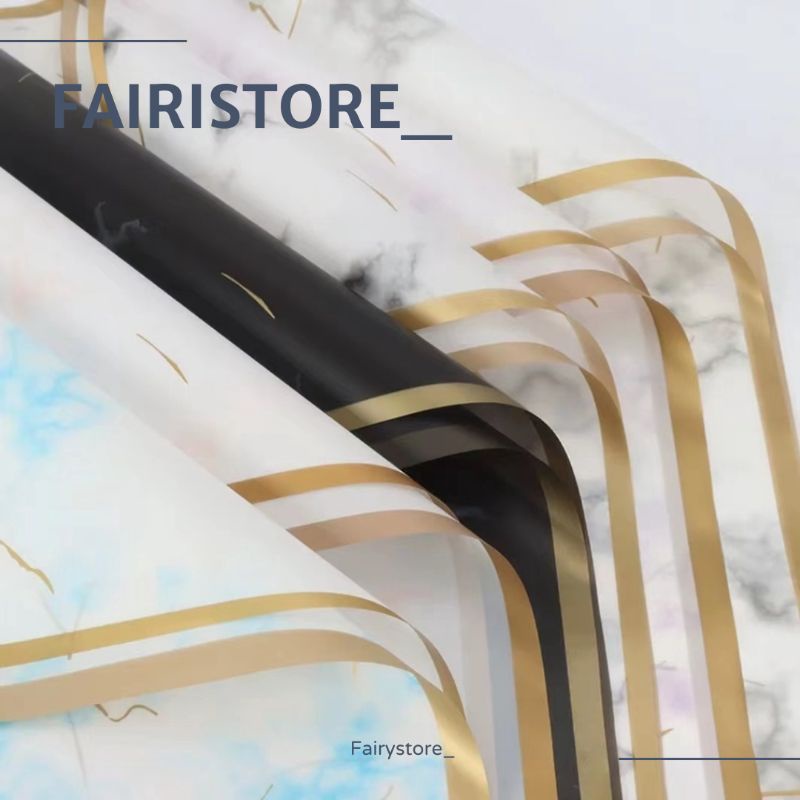 

Kertas Bunga Marble List Gold Kertas Buket Bunga Wrapping Paper (58×58) — K17