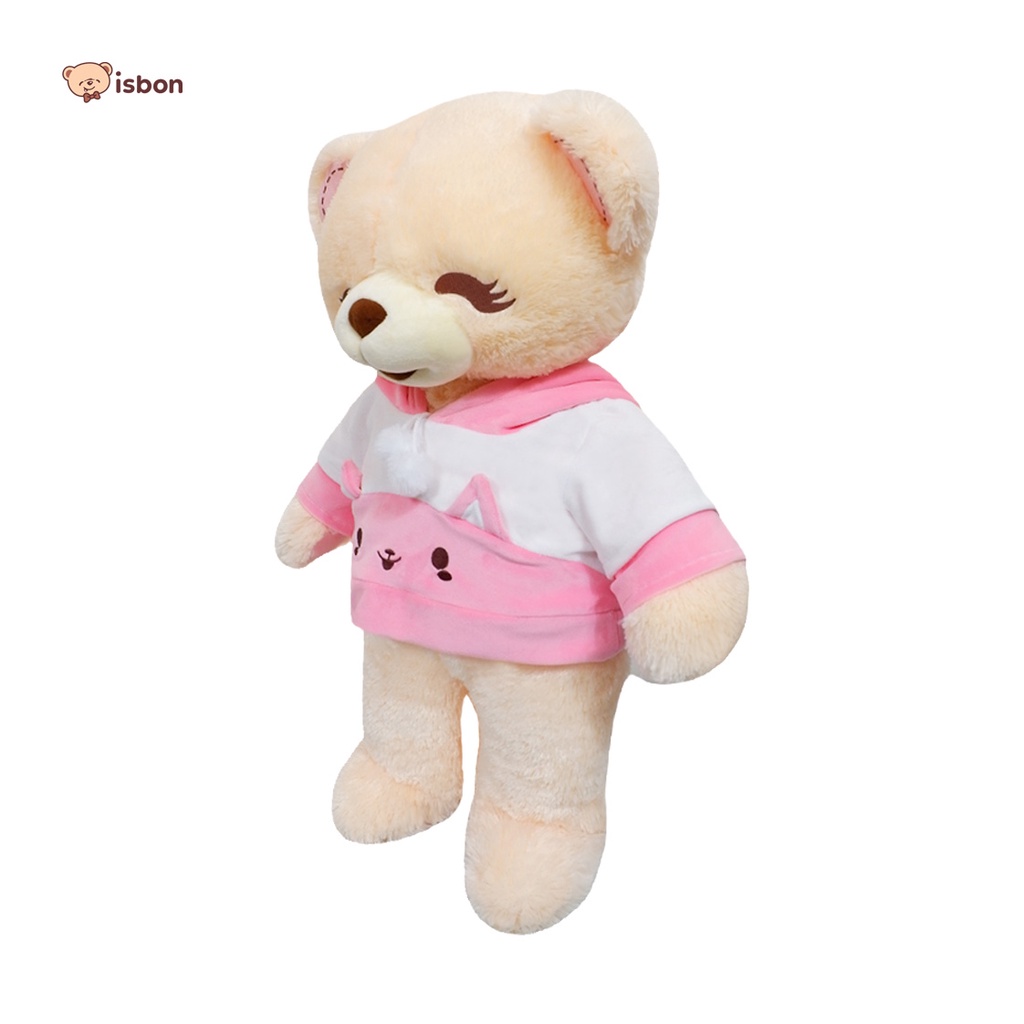 Boneka Beruang Boney Bonita Bear 63cm STD With Baju Cat Pink by Istana Boneka