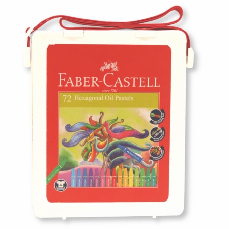 

Faber-Castell Hexagonal Oil Pastel 72 Pcs Plastic Bag Crayon 72 Warna