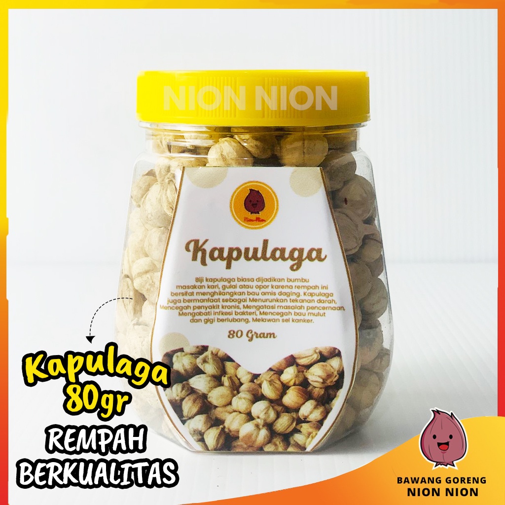 

Kapolaga Asli 80 Gram Kapolaga Premium Bumbu Dapur Rempah Rempah Kapol Putih isi 80 Gr