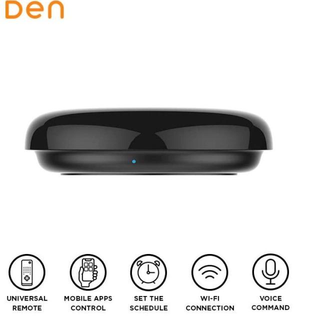 DEN Smart WiFi Universal IR Remote Blaster - Kontrol TV, AC dan IR