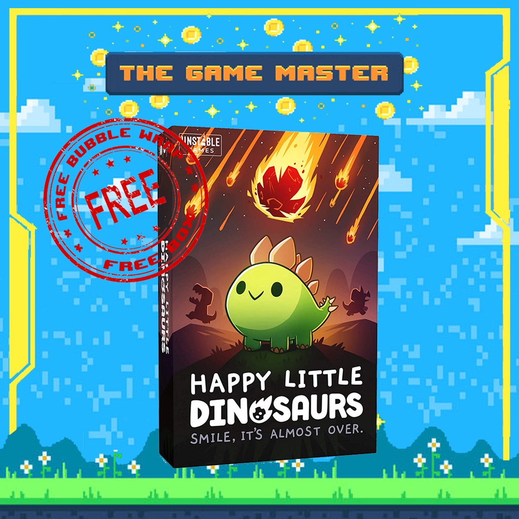 HAPPY LITTLE DINOSAURS Board Game Card Game