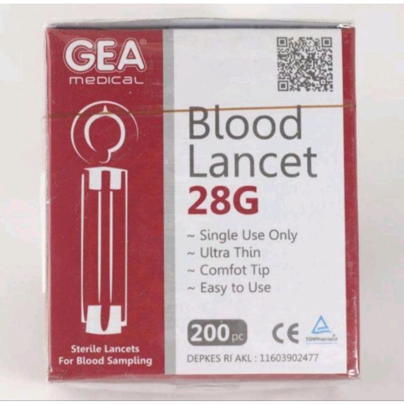 BLOOD LANCET GEA ISI 100 &amp; 200 pcs
