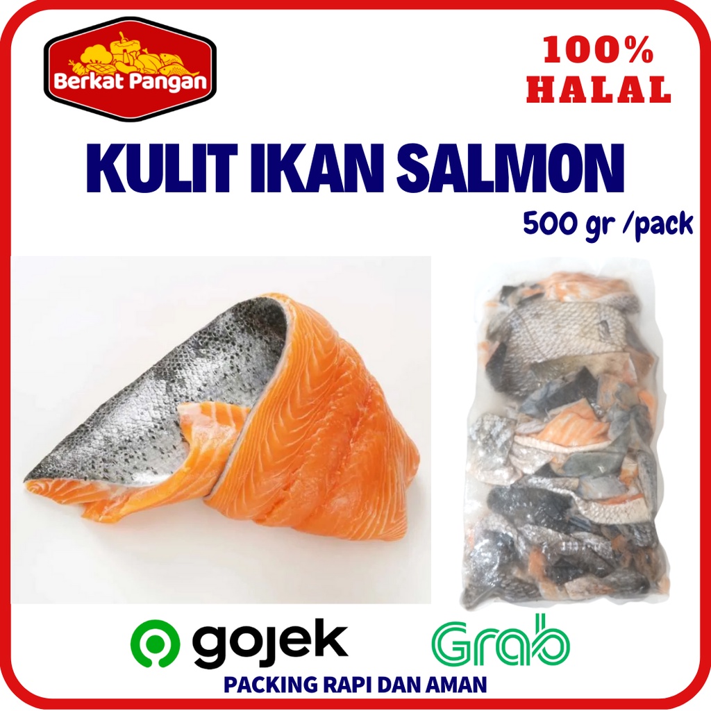 Kulit Ikan Salmon / Salmon Skin 500gr