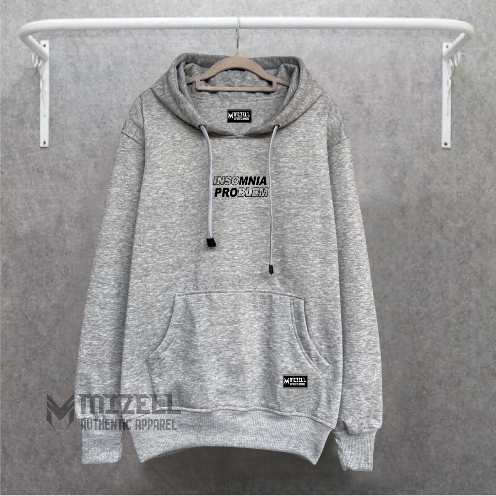 jaket peria switer pria switer cowo hoodie WARNA ABU MUDA PROBLEM  switer mizell terbaru mr dee hood