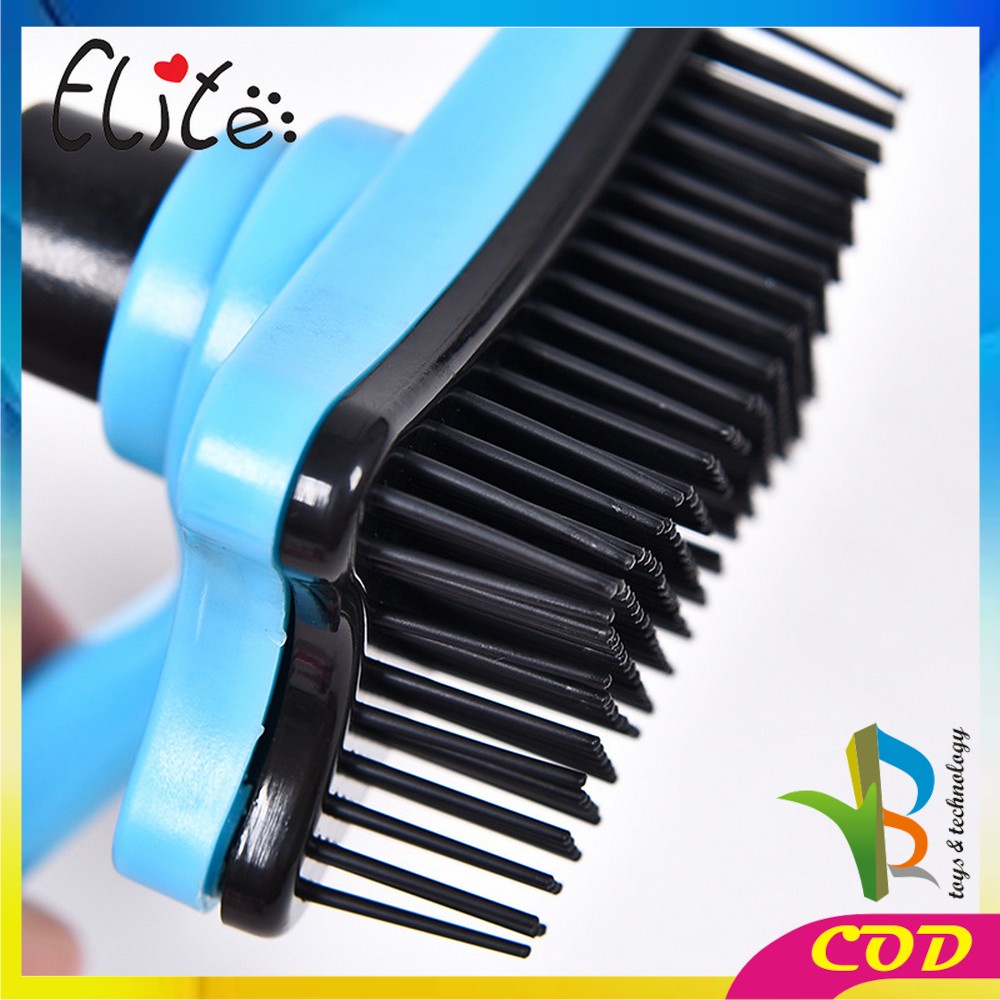 RB-C574 Sisir Grooming Tombol Otomatis Sisir Untuk Kucing Anjing / Sikat Pembersih Bulu / Sikat Hewan Peliharaan Pet Brush Sisir Bulu Hewan