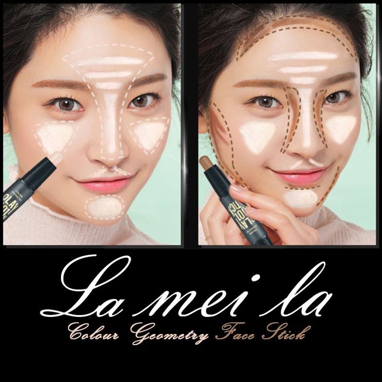 [MS] 1002 LAMEILA GEOMETRY CONCEALER / CONCEALER FACE STICK 2COLOUR