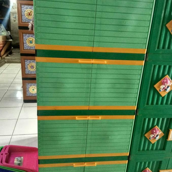 

Lemari Plastik Club Susun 4 (Besar) - CWSP stock ready