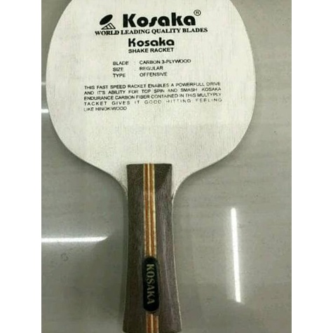 kayu bet tenis meja pingpong blade pingpong carbon kosaka original