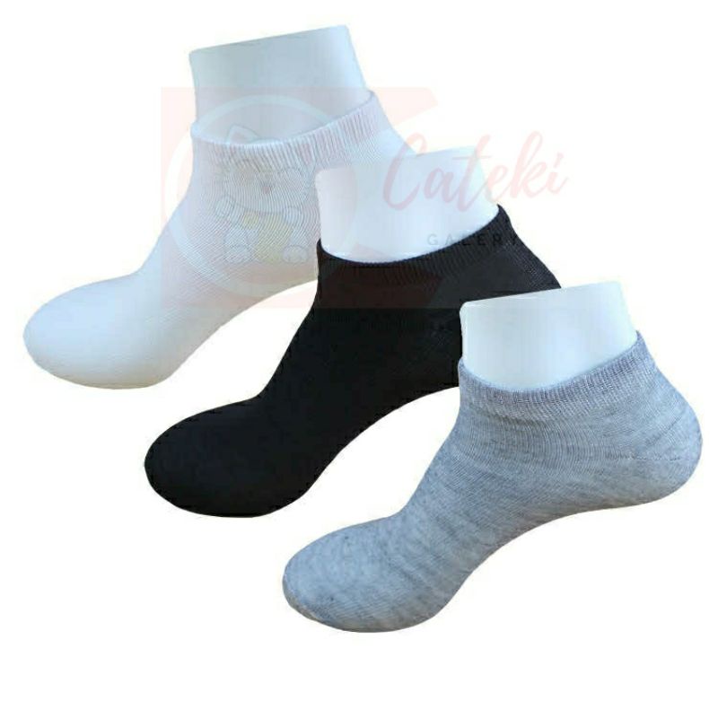 [CTK] PROMO Kaos Kaki Pendek Motif Polos Kaos Kaki Fashion Semata Kaki Ankle Sock PROMO