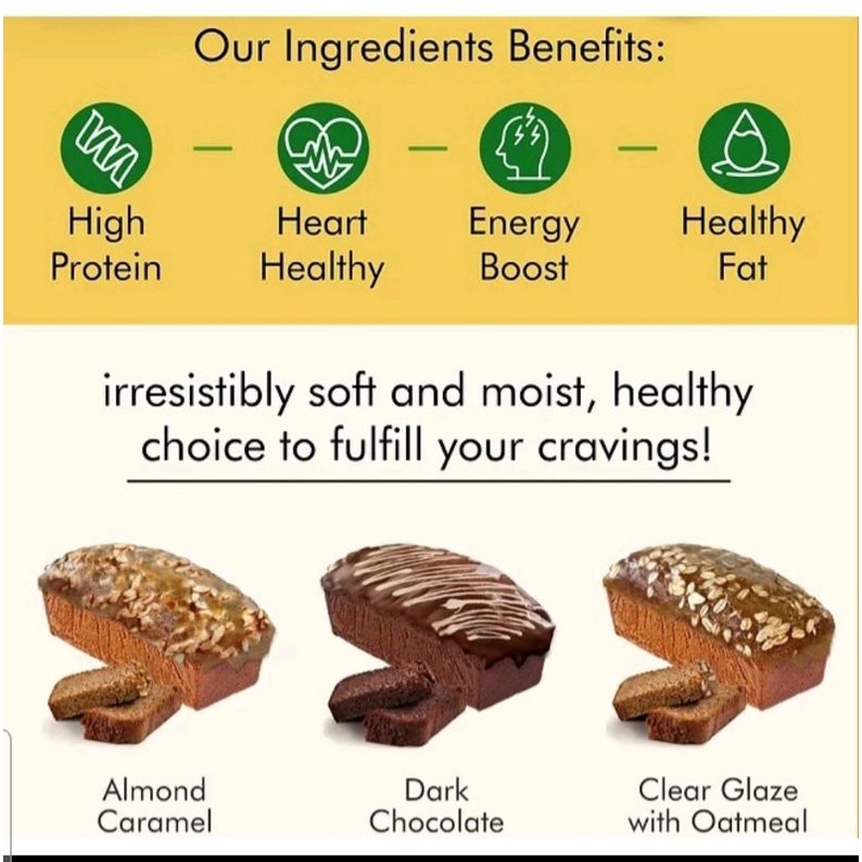 

Healthy Banana Bread with stevia (3varian)