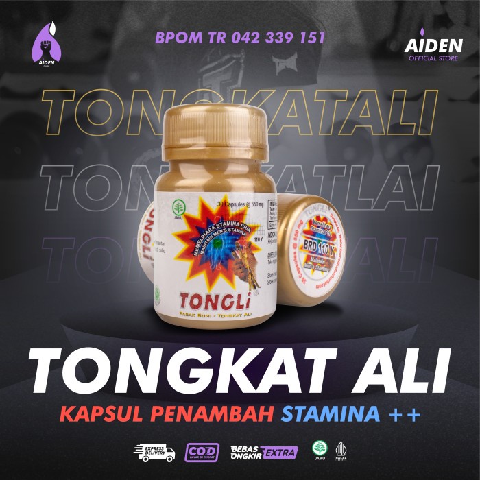 Tongli Penyubur Sperma Dan Herbal Penunjang Peforma TONGKAT ALI BPOM