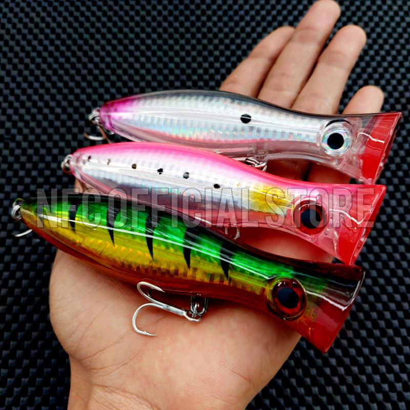 BIG Popper 12,5 cm 40 gram LONG CAST Big Mouth Mulut Besar