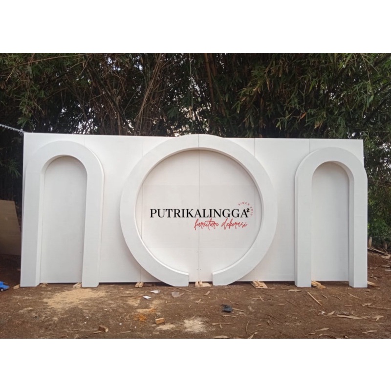 Dekorasi backdrop/dekorasi pelaminan/gebyok pelaminan/backdrop pernikahan