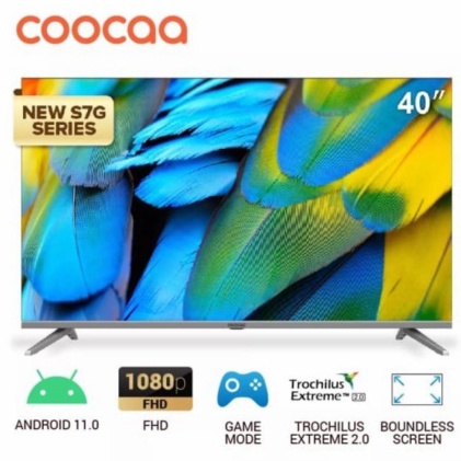 TV LED COOCAA 40S7G 40 INCH -ANDROID 11.0- Digital TV - 2.4G/5G WIFI Limited