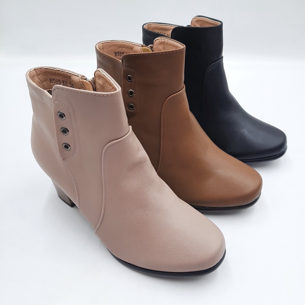 Otha Shoes H585 OSK - Boots Pantofel Wanita Hak 5CM