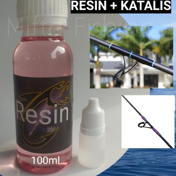 

㊔ Resin bening katalis Lem Wraping Ring Guide Joran ォ