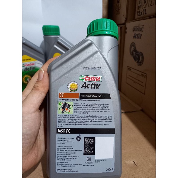 Oli Samping Motor Castrol 2Tak Low Smoke 2T JASO FC 700 ml