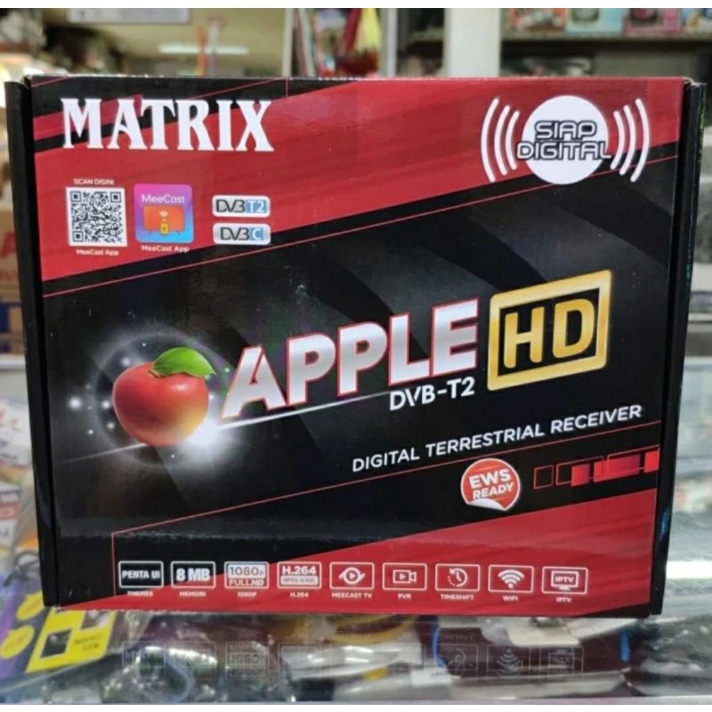 Set Top Box DVB T2 Matrix Apple HD