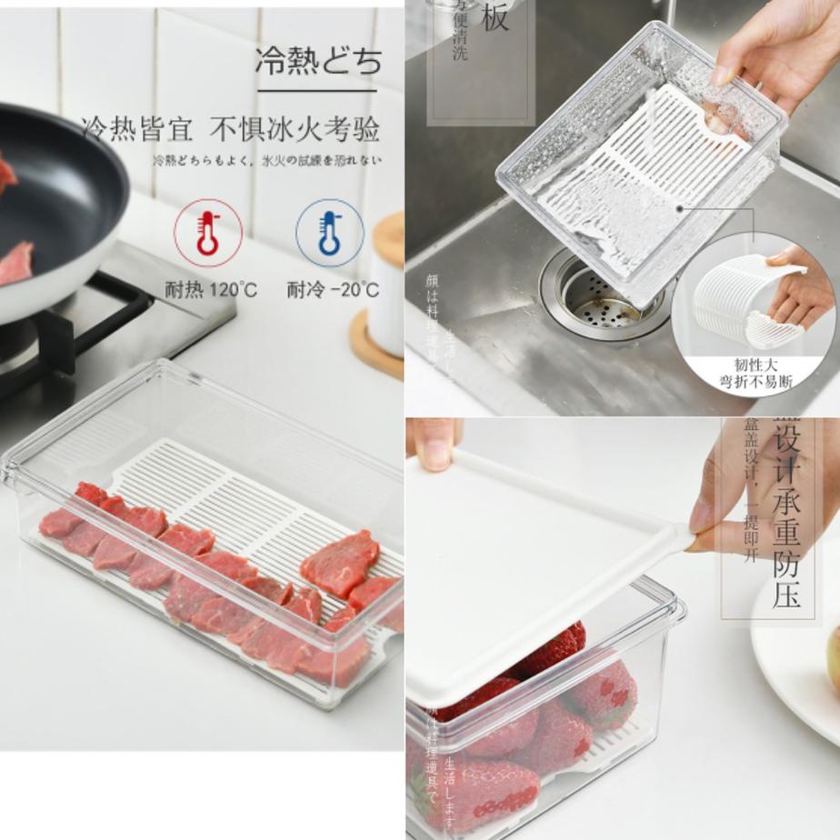 Special Price Kontainer Makanan Kulkas SP SAUCE JAPAN DENGAN SARINGAN Food Container Export Quality