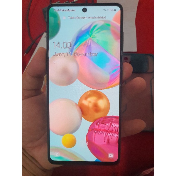 SAMSUNG A71 RAM 8GB INTERNAL 128GB BEKAS PEMAKAIAN PRIBADI DARI BARUNYA