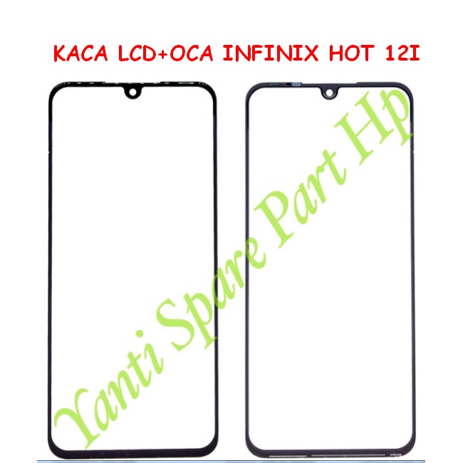 Kaca Lcd Plus Oca Infinix Hot 12I X665 X665B Original Terlaris New